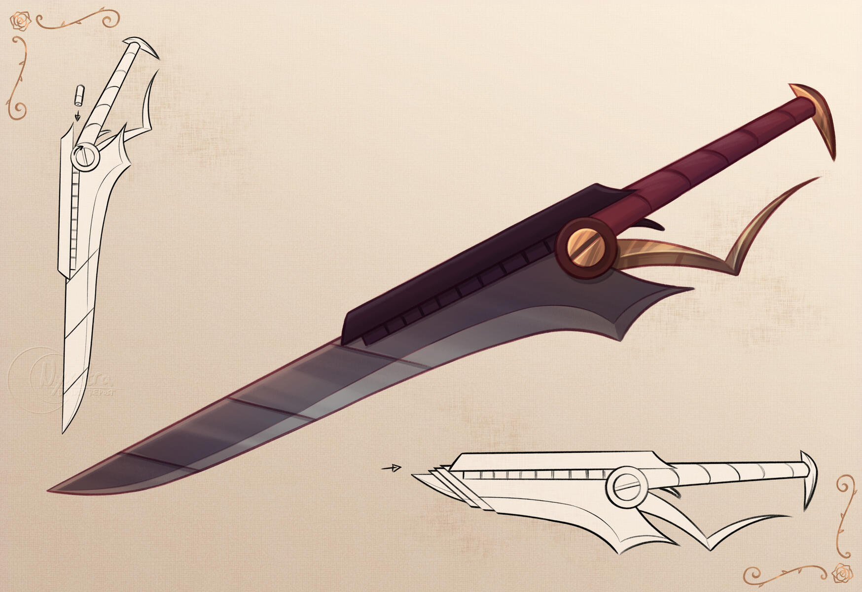 Prop Design: Zaria's gunblade - 2026